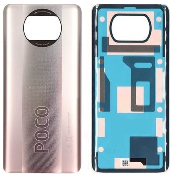 Tagakaas jaoks Xiaomi Poco X3 Pro/X3/X3 NFC Metal Bronze original (service pack)