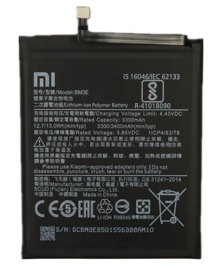 Aku original Xiaomi Mi 8 3400mAh BM3E