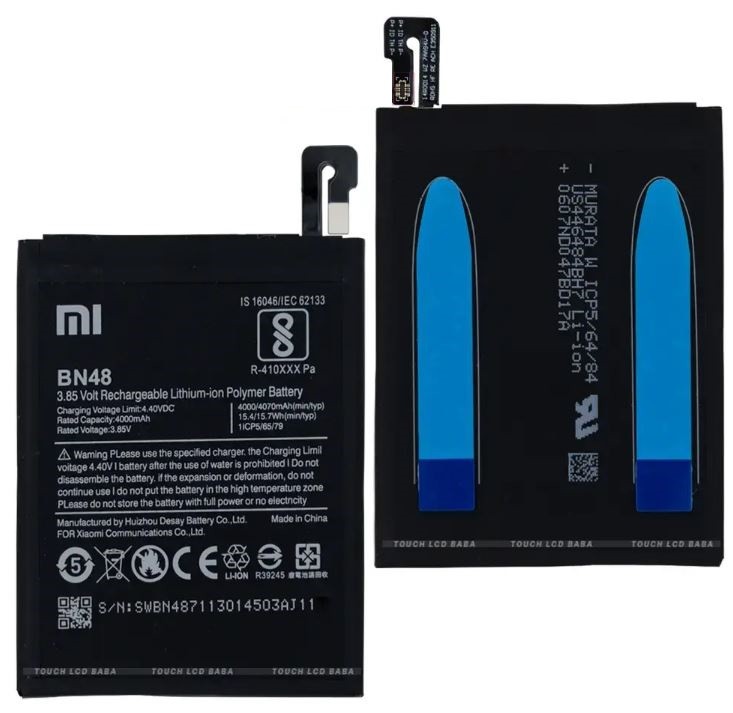 Aku original Xiaomi Redmi Note 6 Pro/Redmi Note 5 Pro 4000mAh BN48