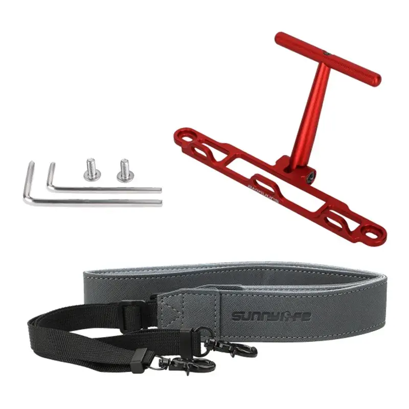 Kinnitus koos rihm Sunnylife jaoks DJI RC / RC 2 kontroller (punane) ZJ764-R