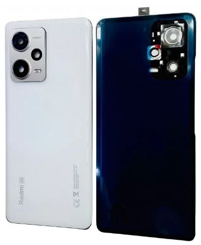 Tagakaas jaoks Xiaomi Redmi Note 12 Pro+ 5G Polar Valge koos camera lens ORG