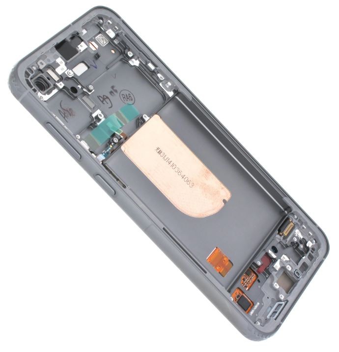 LCD screen Samsung S711 S23 FE 5G koos touch screen ja frame Graphite original (assembled service pack)