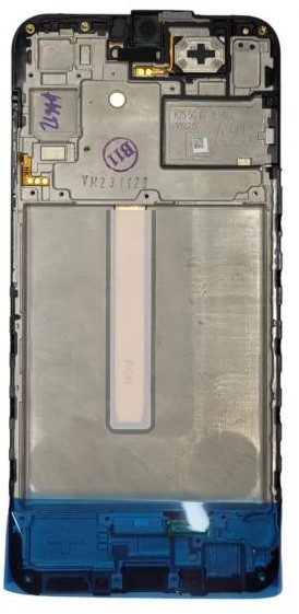 LCD screen Samsung A256 A25 5G koos touch screen ja frame Must original (service pack)