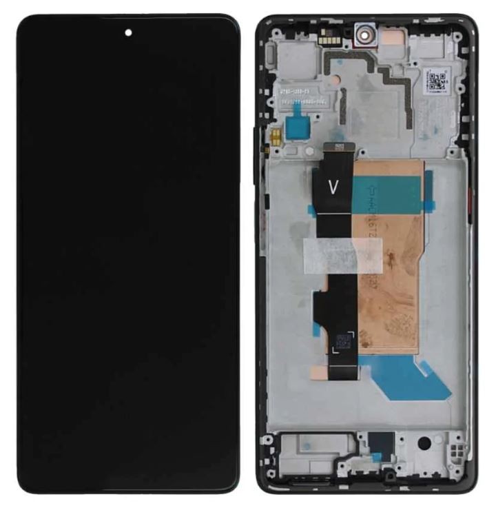 LCD screen Xiaomi Poco F5 5G koos touch screen koos frame Must original (service pack)