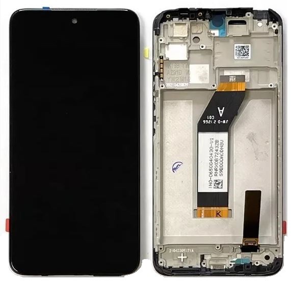LCD ekraan Xiaomi Redmi 10 2021 puuteekraaniga ja raamiga must ORG