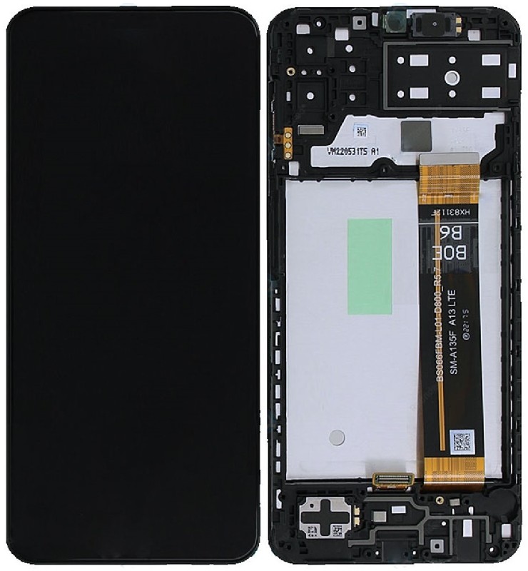 LCD screen Samsung M135 M13 4G 2022 koos touch screen koos frame must original