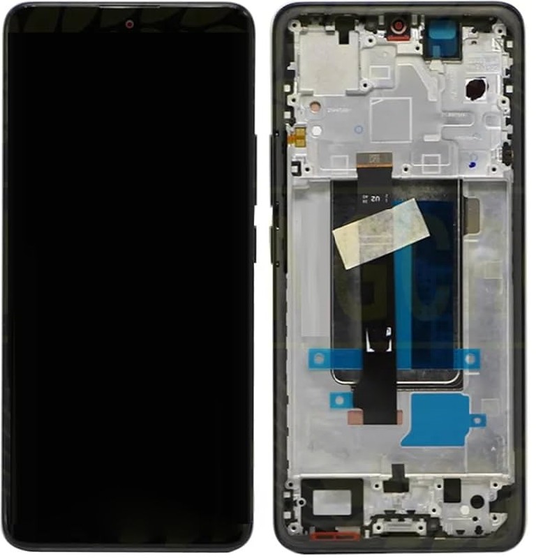 LCD screen Xiaomi Redmi Note 13 Pro+ 5G koos touch screen koos frame Midnight Must original (service pack)