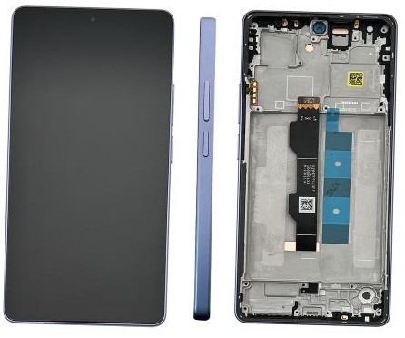 LCD screen Xiaomi Redmi Note 13 Pro 4G/Poco M6 Pro 4G koos touch screen koos frame Lavender Lilla original (service pack)