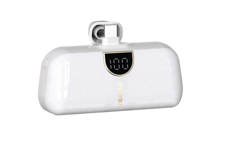 External aku AKUPANK Dudao (K20SC) type-C 5000mAh (20W) valge
