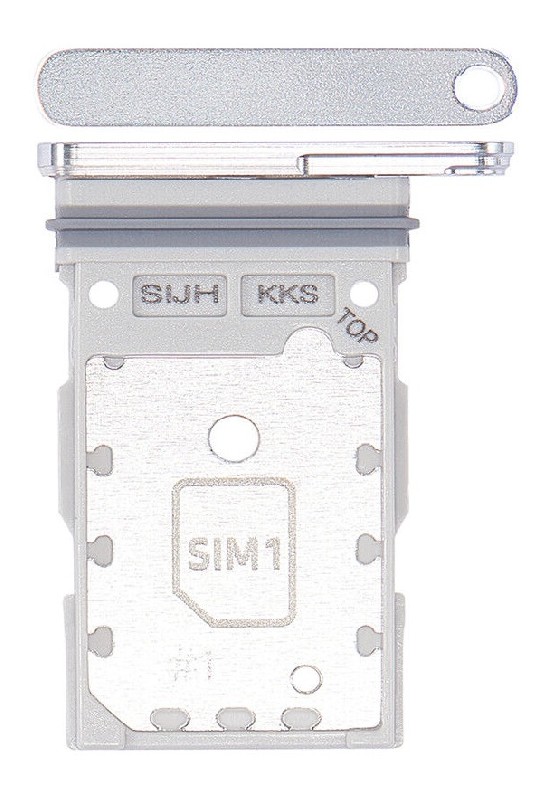 SIM-kaardi hoidja Samsung S908 S22 Ultra Dual Phantom White originaal (hoolduspakett)