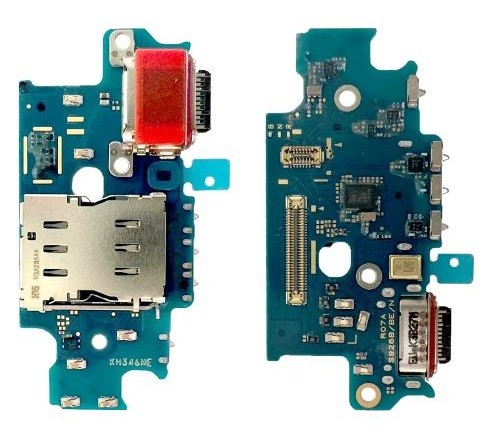 Flex Samsung S926 S24 Plus jaoks plugin, microphone, SIM reader original (service pack)