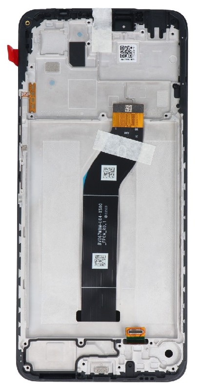 LCD screen Xiaomi Redmi 13C 4G/5G/Poco C65 koos touch screen ja frame Must original (service pack)