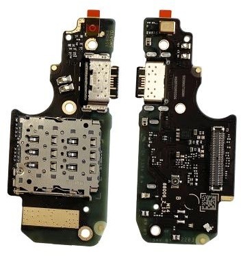Flex Xiaomi Redmi Note 11 Pro 4G koos charging connector ja microphone, SIM card contact original (service pack)
