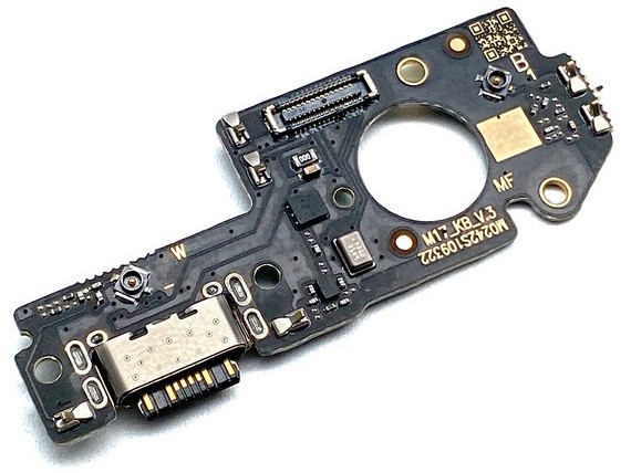 Flex Xiaomi Redmi Note 12 5G/Poco X5 5G koos charging connector ja microphone original (service pack)