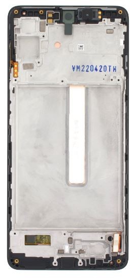 LCD screen Samsung M536 M53 5G koos touch screen ja frame Must original (service pack)