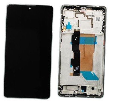 LCD screen Xiaomi Poco F5 5G koos touch screen koos frame Sinine ORG