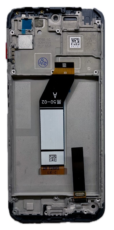 LCD screen Xiaomi Redmi 10 2022 koos touch screen ja frame Must ORG