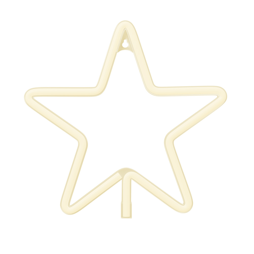 Neon LED jõulutäht soe valge FLNE22 Forever Light