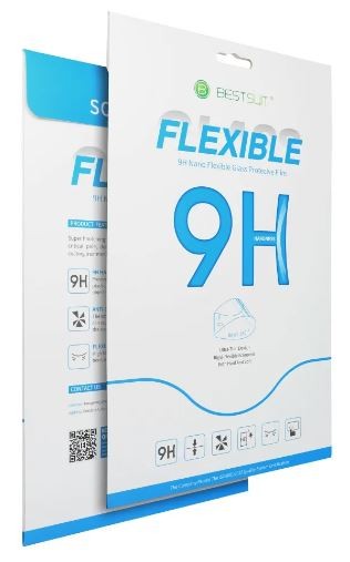 Screen protection glass Bestsuit Flexible Hybrid Glass 9H Apple iPad Air 11" (2024) ümbris-friendly must