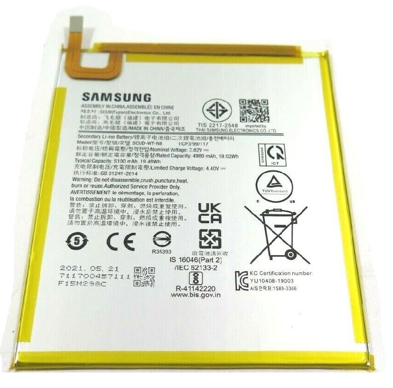Aku original Samsung T290/T295 Tab A 2019 5100mAh SWD-WT-N8 (service pack)