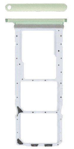 SIM card holder Samsung A057 A05S 2023 Light Roheline original (service pack)