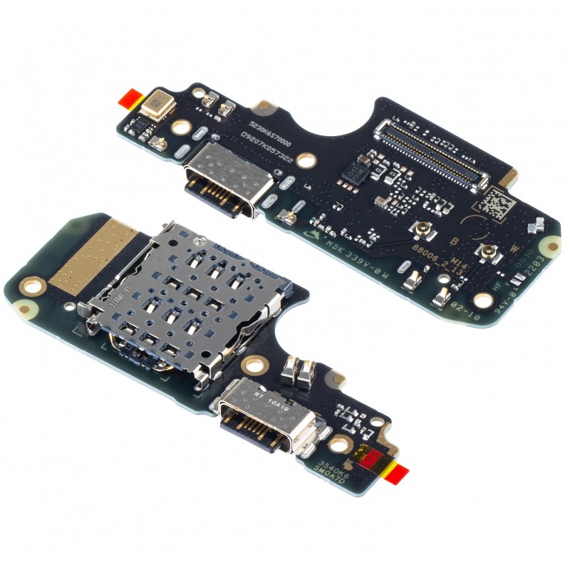 Flex Xiaomi Redmi Note 11 Pro 5G/Note 11e Pro/Poco X4 Pro 5G koos charging connector ja microphone, SIM card contact original (service pack)