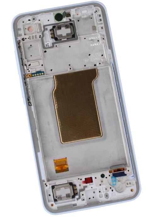 LCD screen Samsung A356 A35 5G koos touch screen ja frame Iceblue original (assembled service pack)