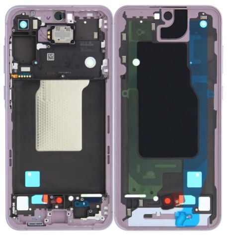 Middle housing Samsung A556 A55 5G Awesome Lilla original (service pack)