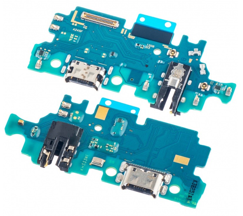 Flex Samsung A245 A24 4G jaoks plugin, microphone, headphone connector original (service pack)