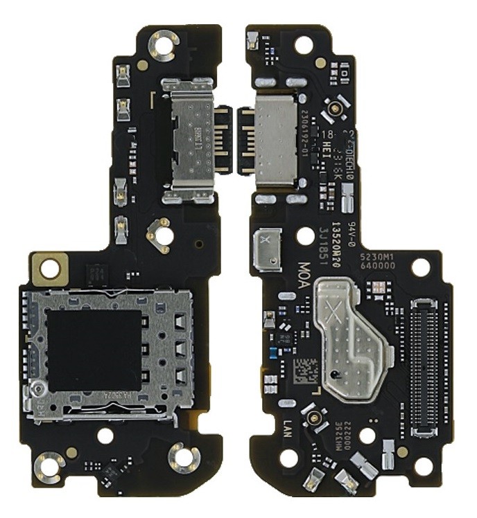 Flex Xiaomi Redmi Note 12 Pro 5G/Poco X5 Pro koos charging connector ja microphone original (service pack)