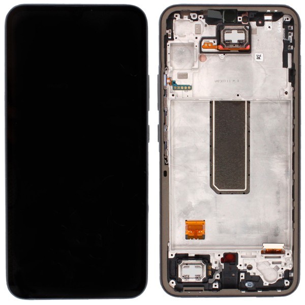 LCD ekraan Samsung A346 A34 5G 2023 puuteekraani ja raamiga Graphite originaal (kasutatud Grade A)