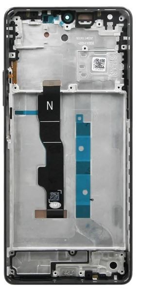 LCD screen Xiaomi Redmi Note 13 5G koos touch screen koos frame Graphite Must original (service pack)