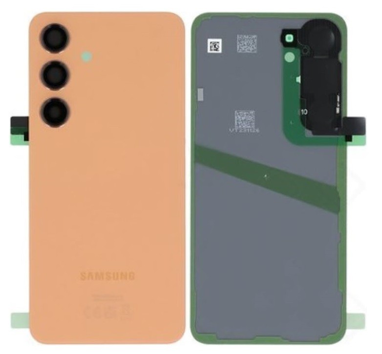 Задняя крышка Samsung S921 S24 Sandstone Orange оригинал (service pack)
