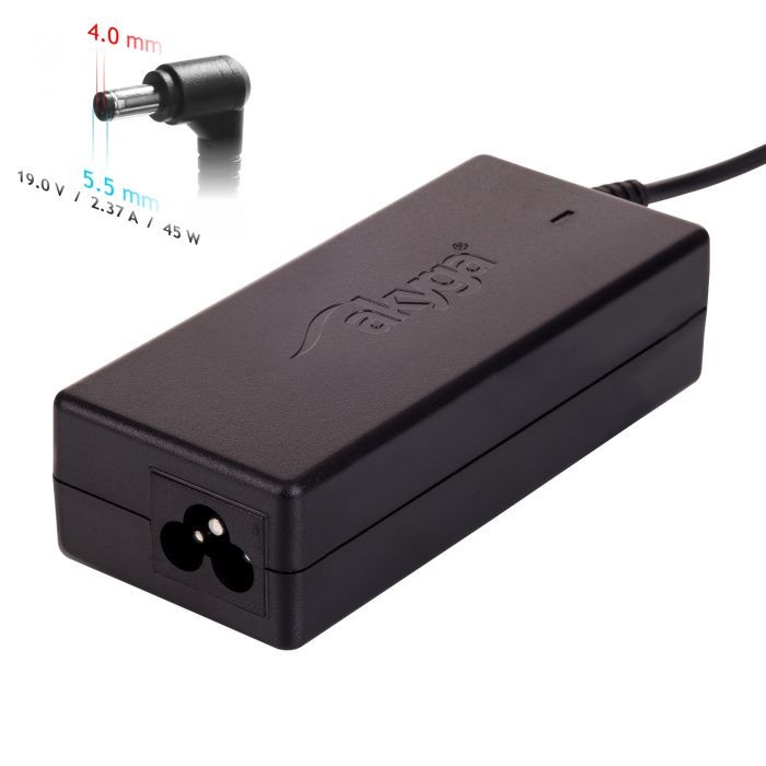Laadija sülearvutile Akyga AK-ND-54 (19V / 2.37A 45W 4.0 x 1.35mm) ASUS 1.2m
