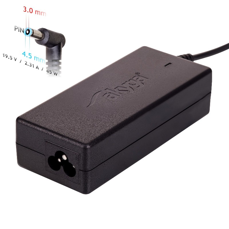 Akyga AK-ND-69 sülearvuti laadija (19.5V / 2.31A 45W 4.5 x 3.0mm + pin) HP 1.2m