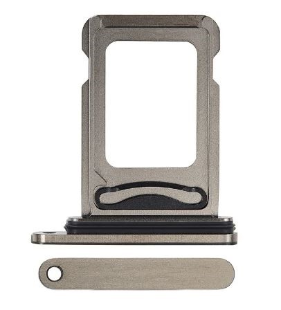 SIM card holder jaoks iPhone 15 Pro/15 Pro Max Dual SIM Natural Titanium ORG
