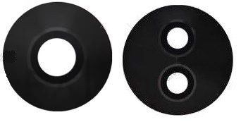 OnePlus Nord CE 3 Lite 5G lens jaoks camera Must (only lens 2pcs) ORG