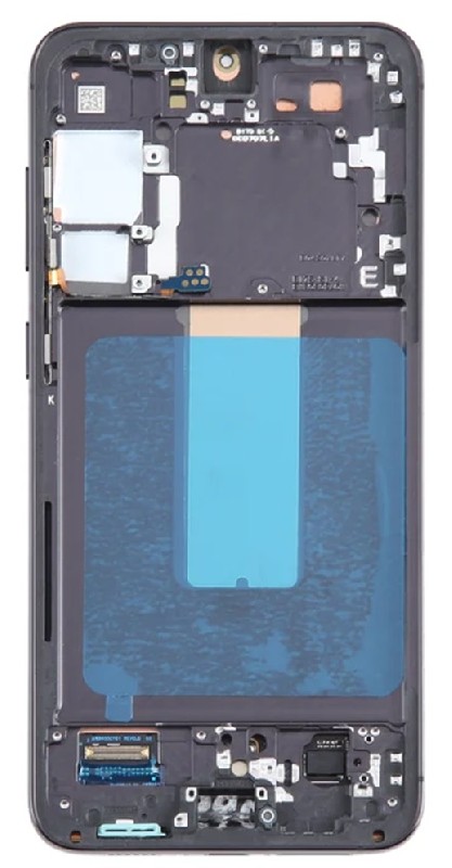 LCD screen Samsung S916 S23+ 5G koos touch screen ja frame Phantom Must OLED (real size)