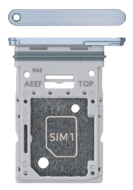 SIM-kaardi hoidja Samsung A556 A55 5G Awesome Iceblue originaal (teeninduskomplekt)