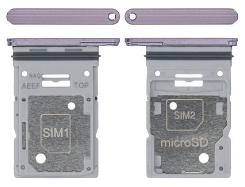 SIM-kaardi hoidja Samsung A556 A55 5G Awesome Lilac originaal (hoolduspakett)