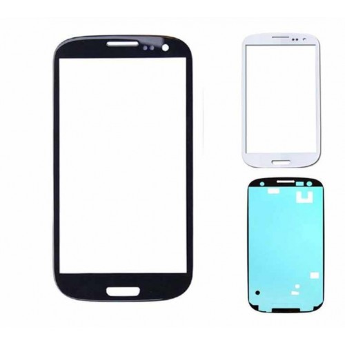 Outer Screen Glass Ühildub Samsung I9300 S3 Punane HQ