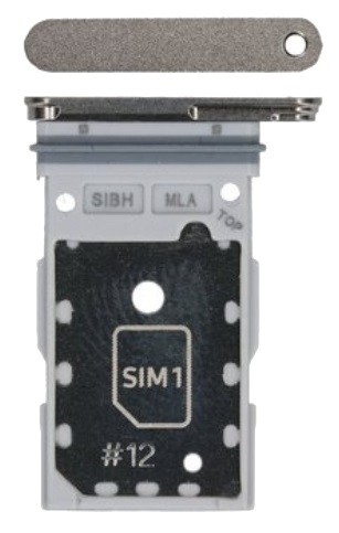 SIM card holder Samsung S928 S24 Ultra Dual Hall/Lilla/Oranž original (service pack)