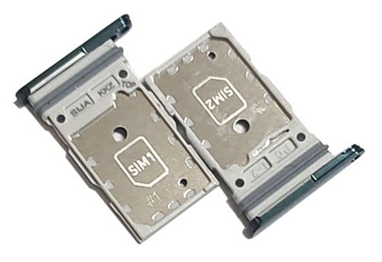 SIM-kaardi hoidja Samsung S908 S22 Ultra Dual Phantom Green originaal (hoolduspakett)