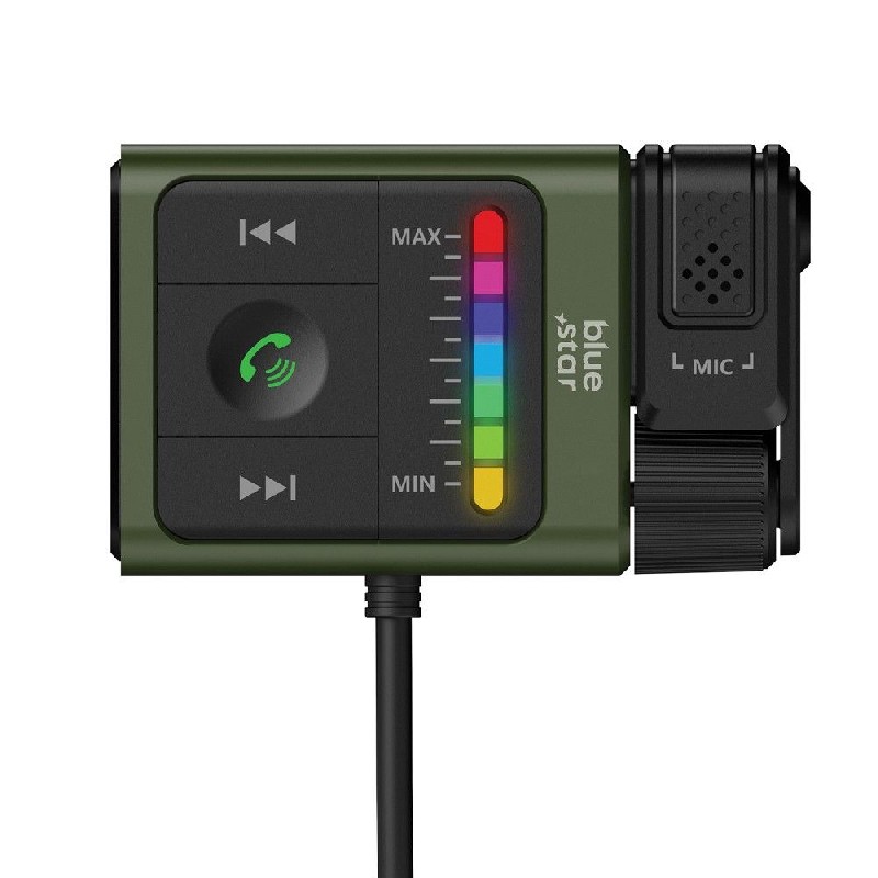 Bluetooth transmiter Sinine Star (BT64) (bluetooth v5.1 3,5mm AUX) must