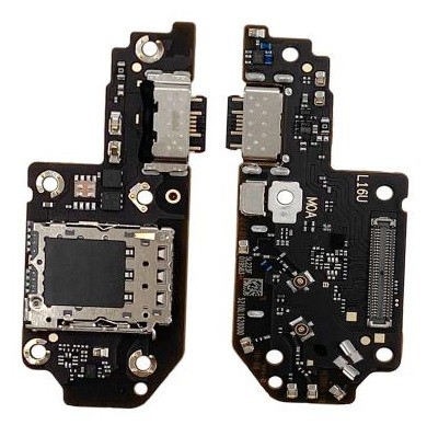Flex Xiaomi Poco X4 GT 5G koos charging connector ja microphone, SIM card contact original (service pack)