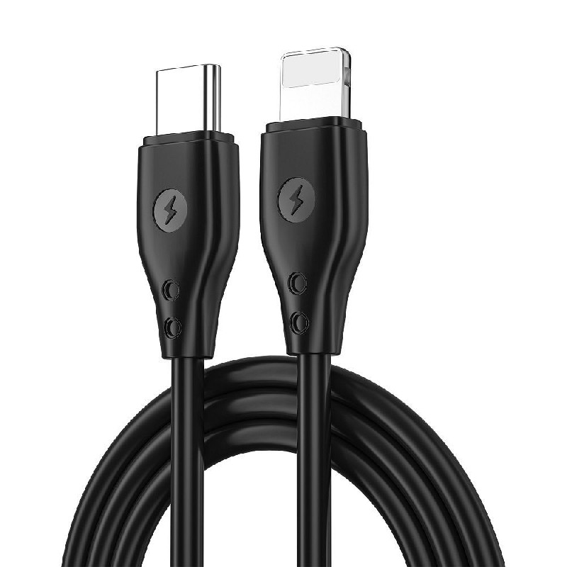 USB kaabel WiWu C002 USB-C (Type-C) kuni Lightning (30W) 1m must