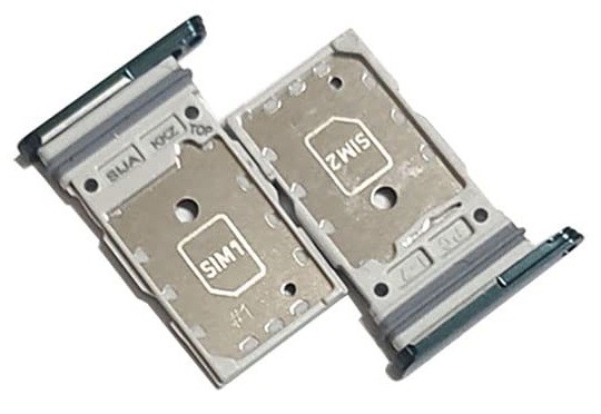 SIM-kaardi hoidja Samsung S901/S906 S22/S22 Plus Dual Green originalus (hoolduspakett)