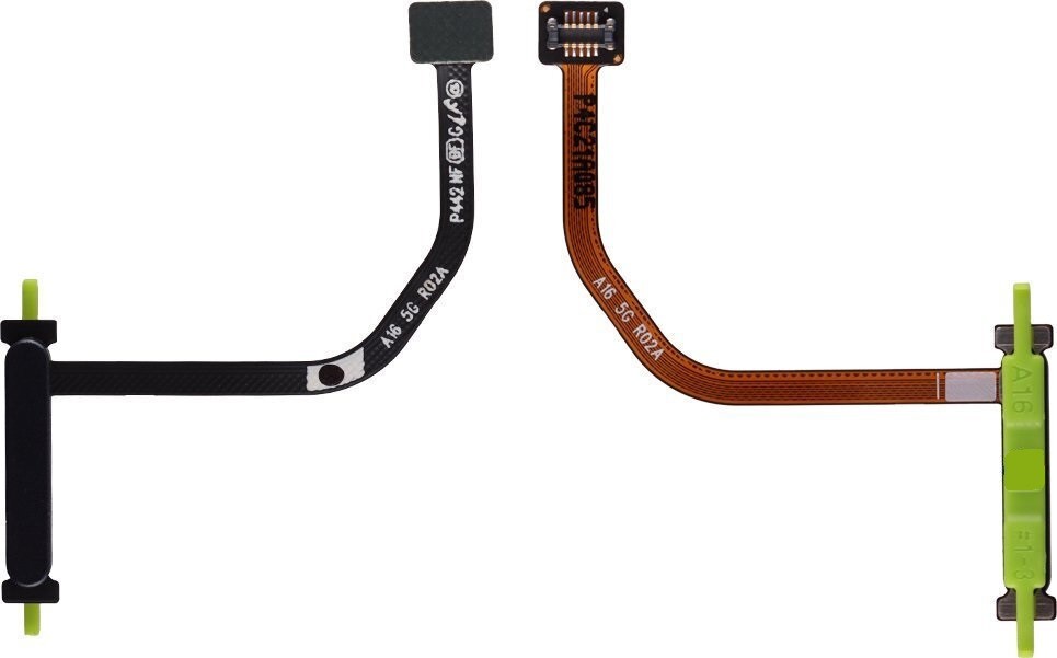 Flex Samsung A166 A16 5G koos fingerprint sensor Sinine Must original (service pack)