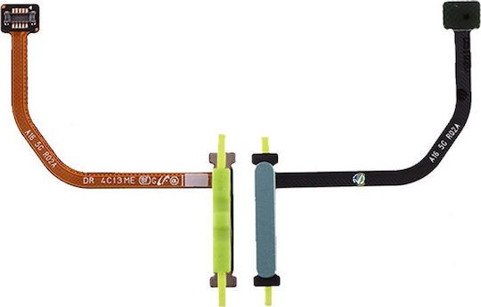 Flex Samsung A166 A16 5G koos fingerprint sensor Light Roheline original (service pack)