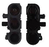 Samsung A165 A16 4G lens jaoks camera koos frame Must (service pack)